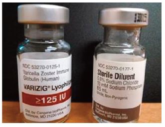 Varizig and Diluent Vials